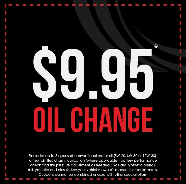 $9.95 Oil Change